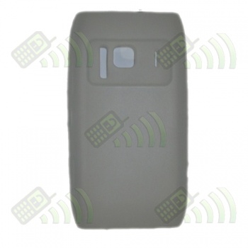 Funda Silicona Nokia N8 Semitransparente