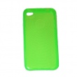 Funda Gel Iphone 4G Verde Círculos