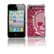 Carcasa trasera Calavera Iphone 4 Rosa