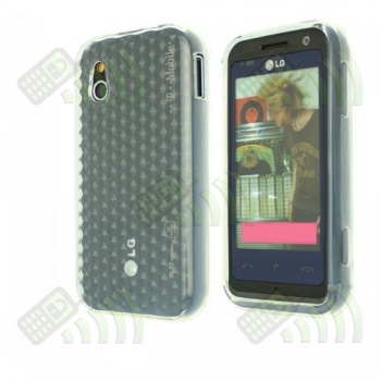 Funda Gel LG KM900 Transparente Diamond