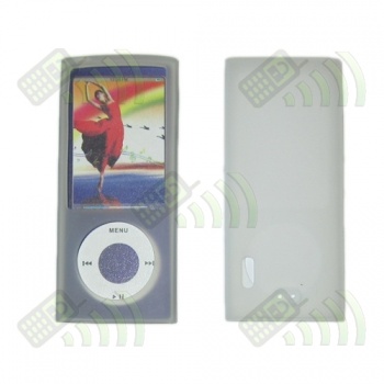 Funda Silicona Ipod Nano 5 Semitransparente