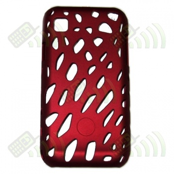 Carcasa trasera Samsung i9000 / i9001 Roja Perforada