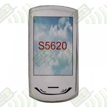 Funda Gel Samsung Onix s5620 Transparente C&iacute;rculos