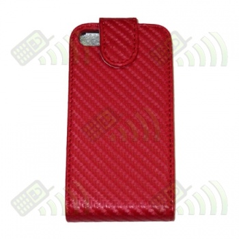 Funda Solapa iPhone 4G Roja