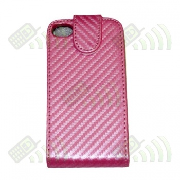 Funda Solapa iPhone 4G Rosa