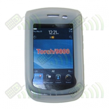 Funda Silicona BB 9800 Torch Semitransparente