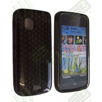 Funda Gel Nokia C5-03 Oscura Diamond