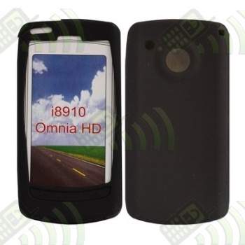 Funda Silicona Samsung i8910 Negra
