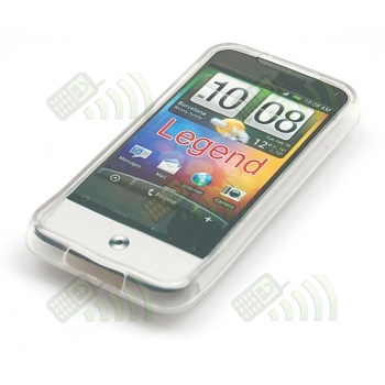 Funda Gel HTC Legend Transparente C&iacute;rculos