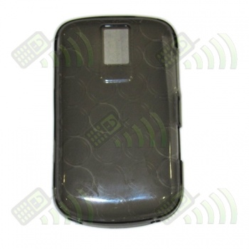 Funda Gel BB 9000 Bold Oscura C&iacute;rculos