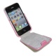 Funda Solapa iPhone 4 Rosa Claro