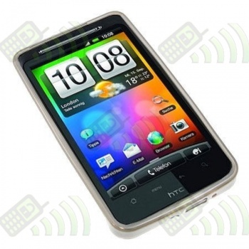 Funda Gel HTC Desire HD Transparente Diam.