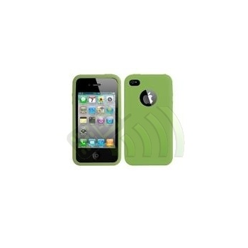 Funda Silicona Iphone 4 Verde Fluorescente