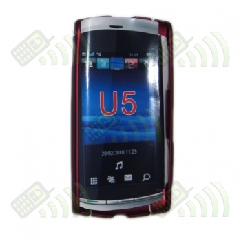 Carcasa trasera Sony Ericsson Vivaz U5i Roja