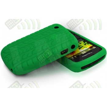 Funda Silicona BB 8520/9300 Curve Verde Neum&aacute;tico