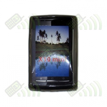 Funda Silicona Gel SE Xperia X10 Mini Semitransparente