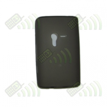 Funda Silicona Gel SE Xperia X10 Mini Oscura