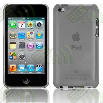 Carcasa trasera Ipod Touch 4 Oscura Semitransparente