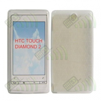 Funda Gel HTC Diamond 2 Transparente Diam.