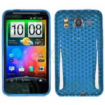 Funda Gel HTC Desire HD Azul Diam.
