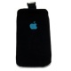 Funda Neopreno Negra Logo Iphone Azul