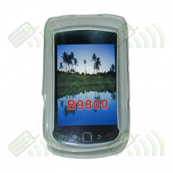 Funda Gel BB 9800 Torch Semitransparente