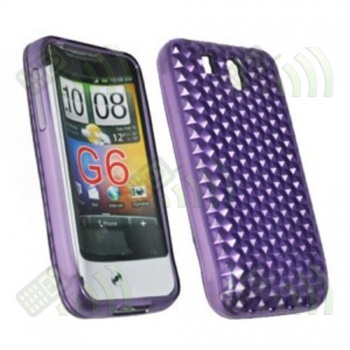 Funda Gel HTC Legend Morada Diam.