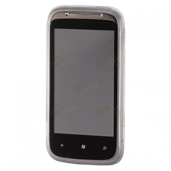 Funda Gel HTC 7 Trophy / Mozart HD3 Transparente C&iacute;rculos