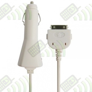 Cargador coche Ipad, Ipod Iphone Blanco