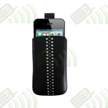 Funda Saco Negra simil piel