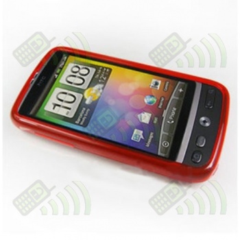 Funda Gel HTC Desire Roja
