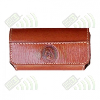 Funda Tel&eacute;fono Mediana Mod.7 Piel Color Avellana