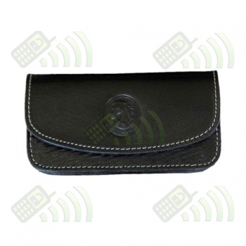 Funda Tel&eacute;fono Mediana Mod.4 Cl&aacute;sica Piel color negro