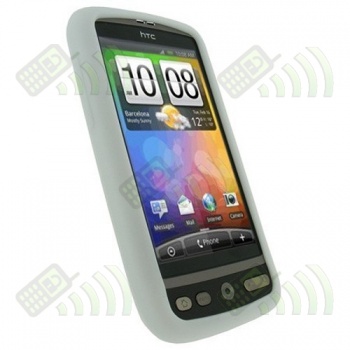 Funda Silicona HTC Desire Blanca