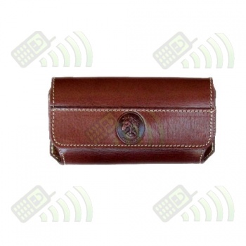Funda Tel&eacute;fono Grande Mod.6 Piel Color Marr&oacute;n