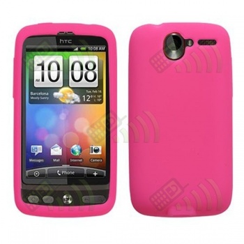 Funda Silicona HTC Desire Rosa