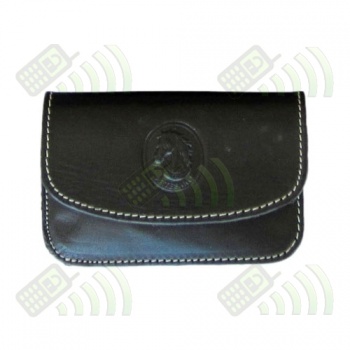 Funda Tel&eacute;fono Peque&ntilde;a Mod.5 Cl&aacute;sica Piel color negro