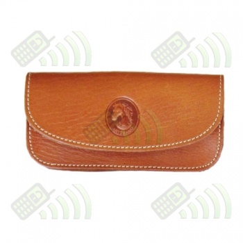 Funda T&eacute;lefono Grande Mod.3 Cl&aacute;sica Piel color Avellana