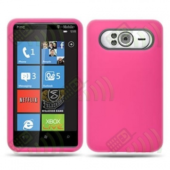 Funda Silicona HTC HD7 Rosa