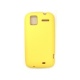 Funda Silicona HTC Sensation Amarilla Trasera