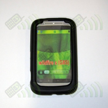 Funda Silicona HTC Wildfire S Negra
