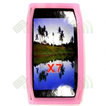Funda Silicona Nokia X7 Rosa