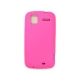 Funda Silicona HTC Sensation Rosa Trasera