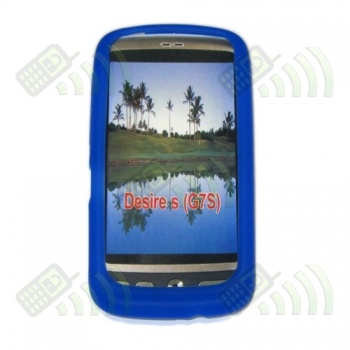 Funda Silicona HTC Desire S Azul