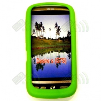 Funda Silicona HTC Desire S Verde