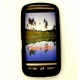 Funda Silicona HTC Desire S Negra