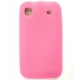 Funda Silicona Samsung Galaxy S i9000 / i9003 SCL Rosa Trasera
