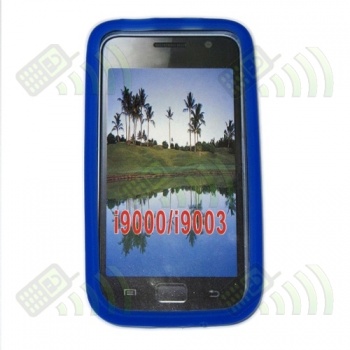 Funda Silicona Samsung Galaxy S i9000 / i9001 PLUS / i9003 SCL Azul