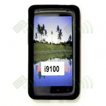 Funda Silicona Samsung Galaxy S2 i9100 Negra