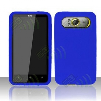 Funda Silicona HTC HD7 Azul